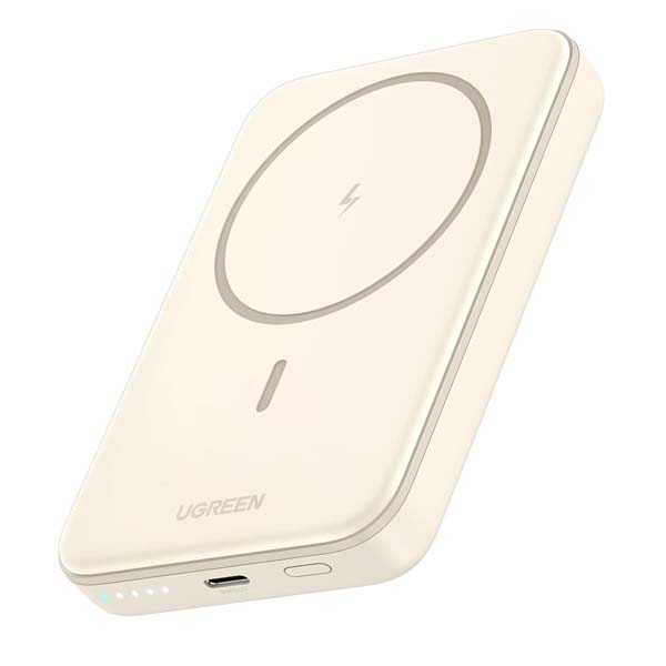 UGREEN Pb561 10000mAh Magnetic Wireless Power Bank White 1.jpg