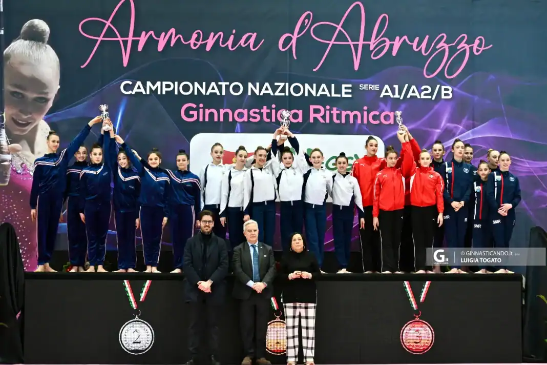 Podio serie B Chieti 2024