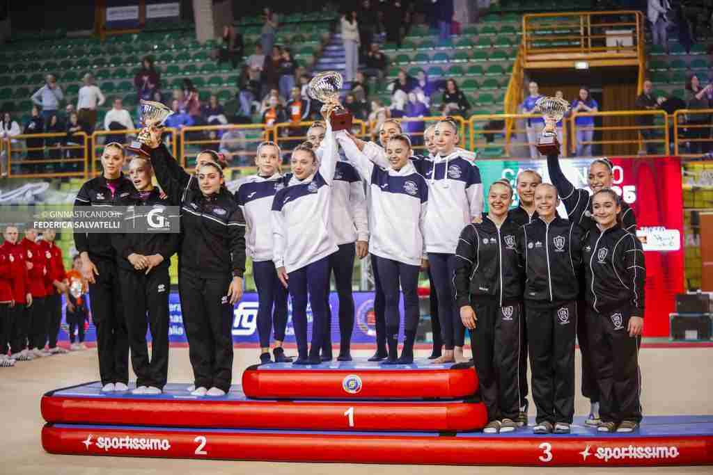serie a1 montichiari prima tappa podio femminile artistica