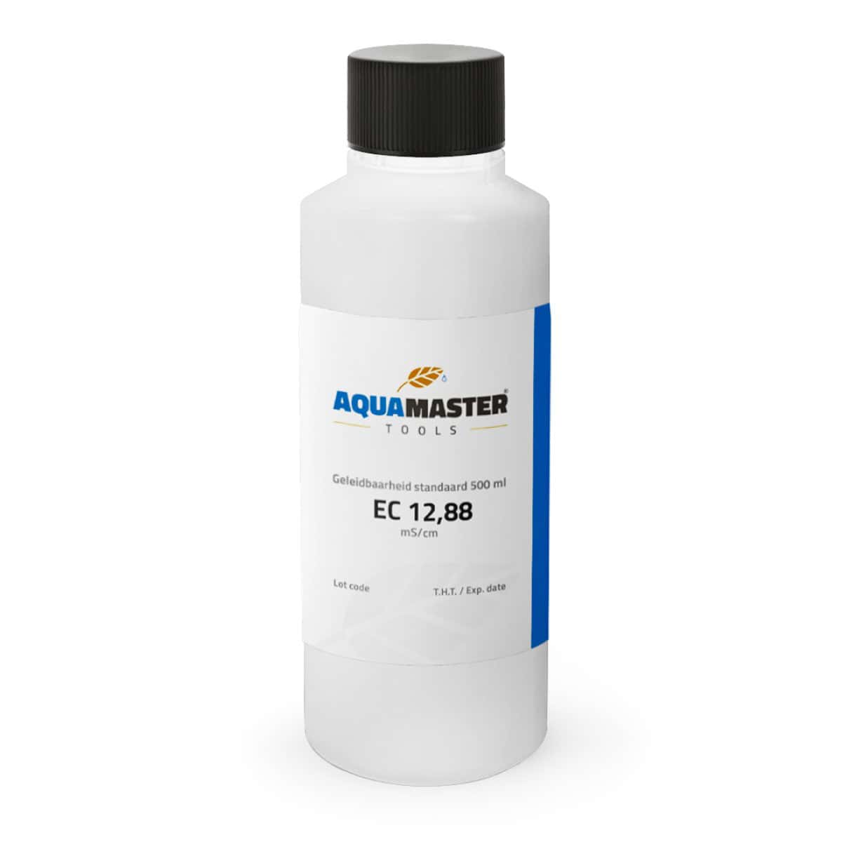 AquaMaster tools bottle for water testing, 500ml capacity, professional-grade.