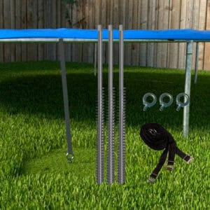GroundPlug® Twister™ Trampoline Anchor Kit