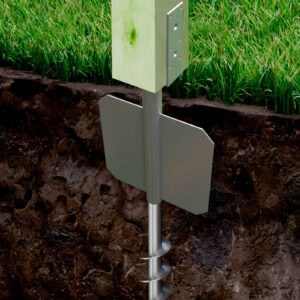 GroundPlug® Twister™ M20/100mm Post Bracket