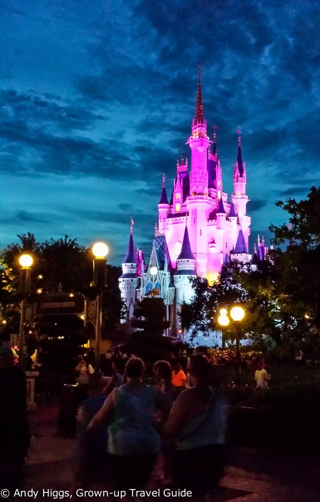 Castle at night