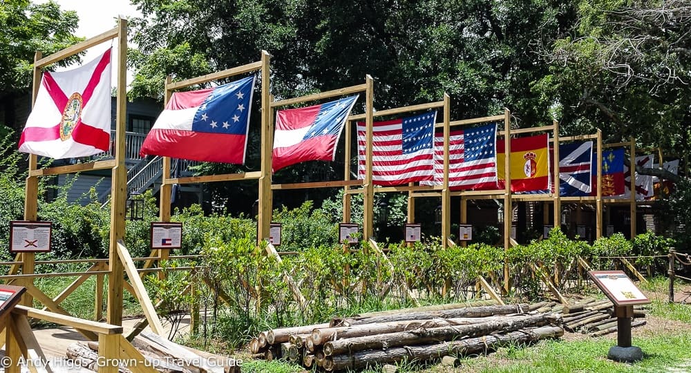 Flags over St Augustine