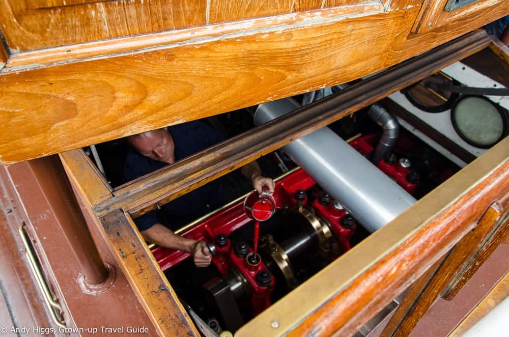 Hjejlen engine room