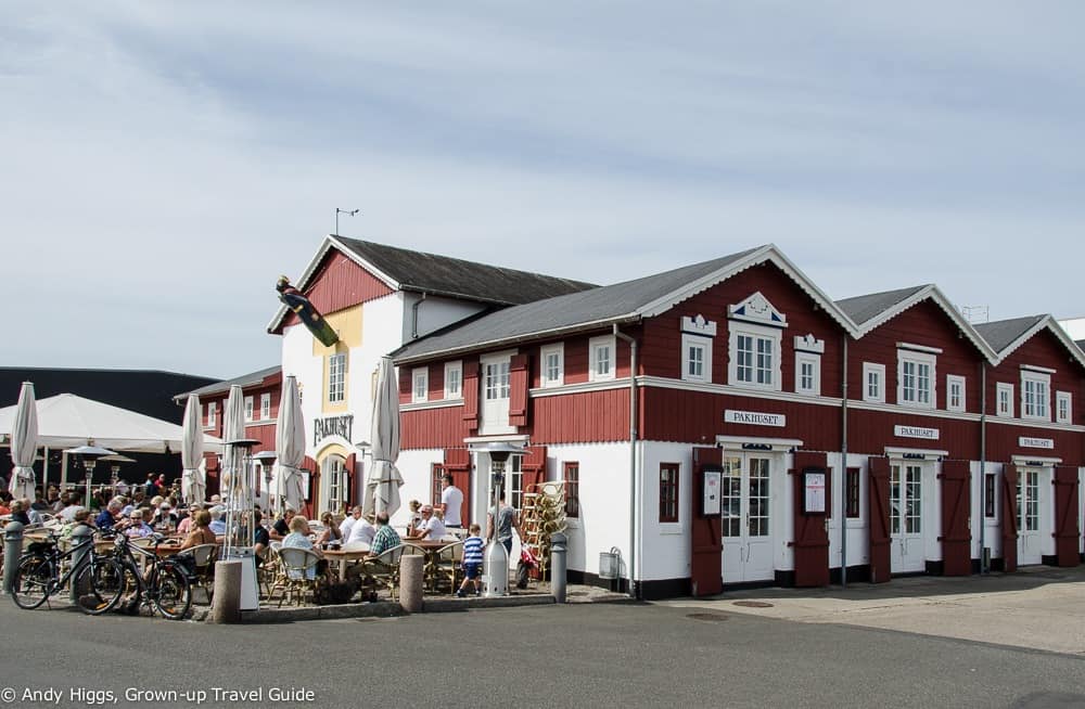 Pakhuset restaurant exterior, Skagen, Denmark
