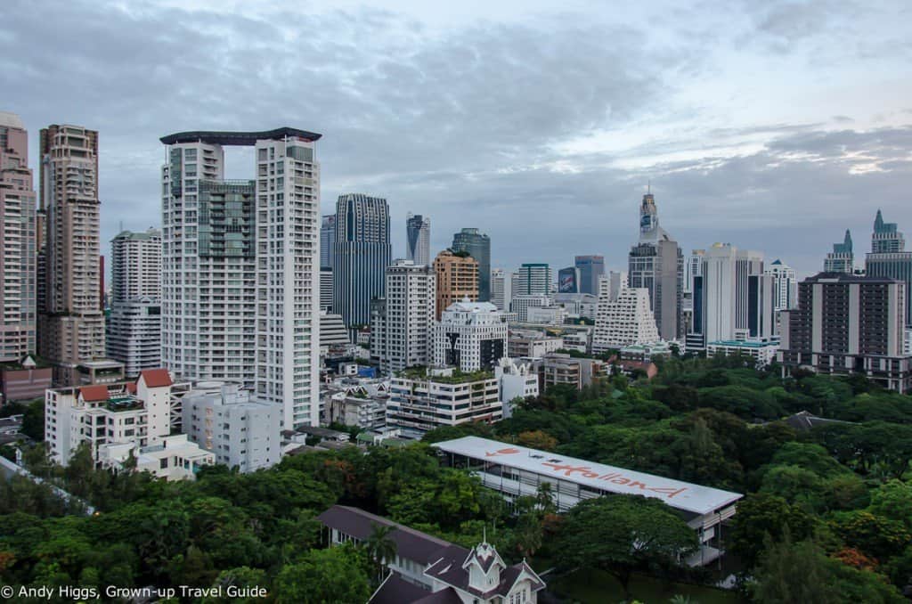 View over Netherlands embassy