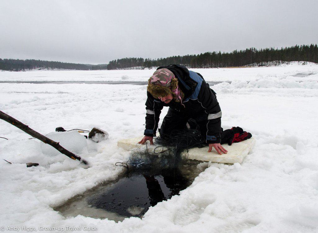 Ice fishing