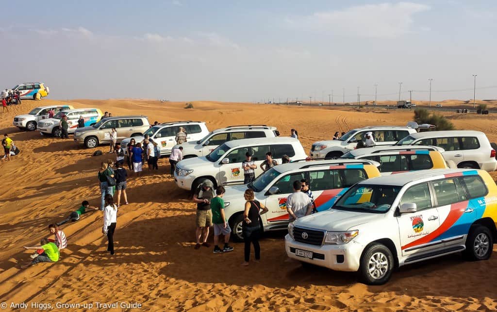 Dune bashing cars