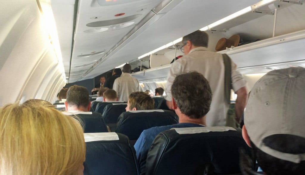 Inside plane
