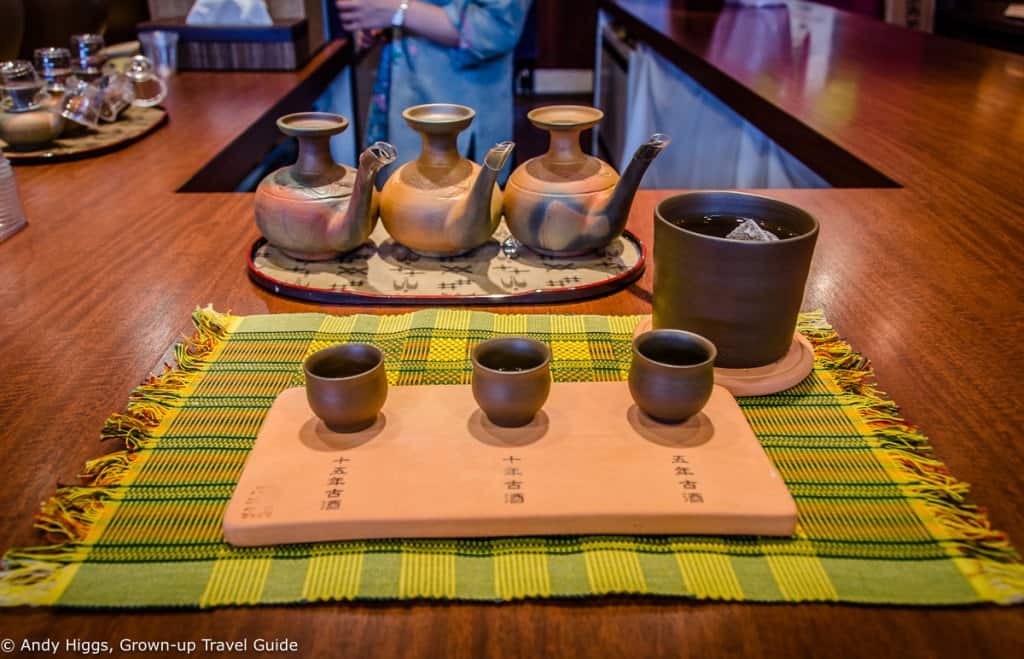 Awamori tasting