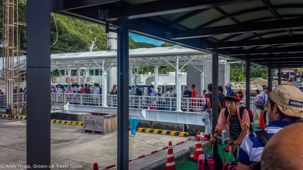 Fast ferry back