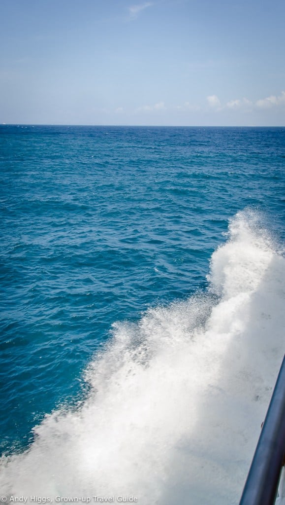 Ferry rough seas