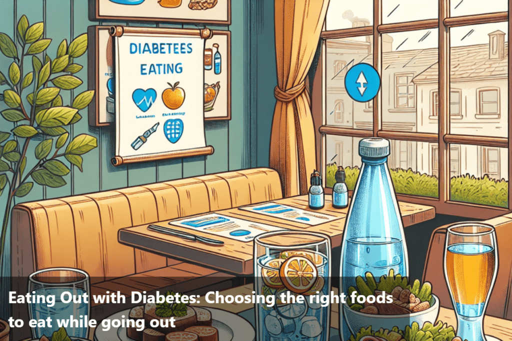 Eating out with diabetes: Choosing the right foods to eat while going out'  'Diabetes, diabetic, Glycemic Index, diabetes-friendly.