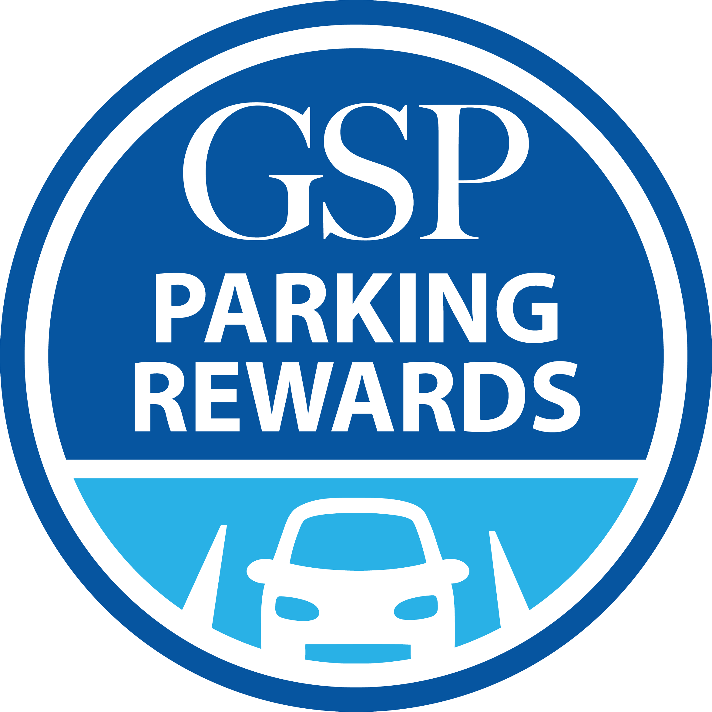 GSP Parking Rewards logo.