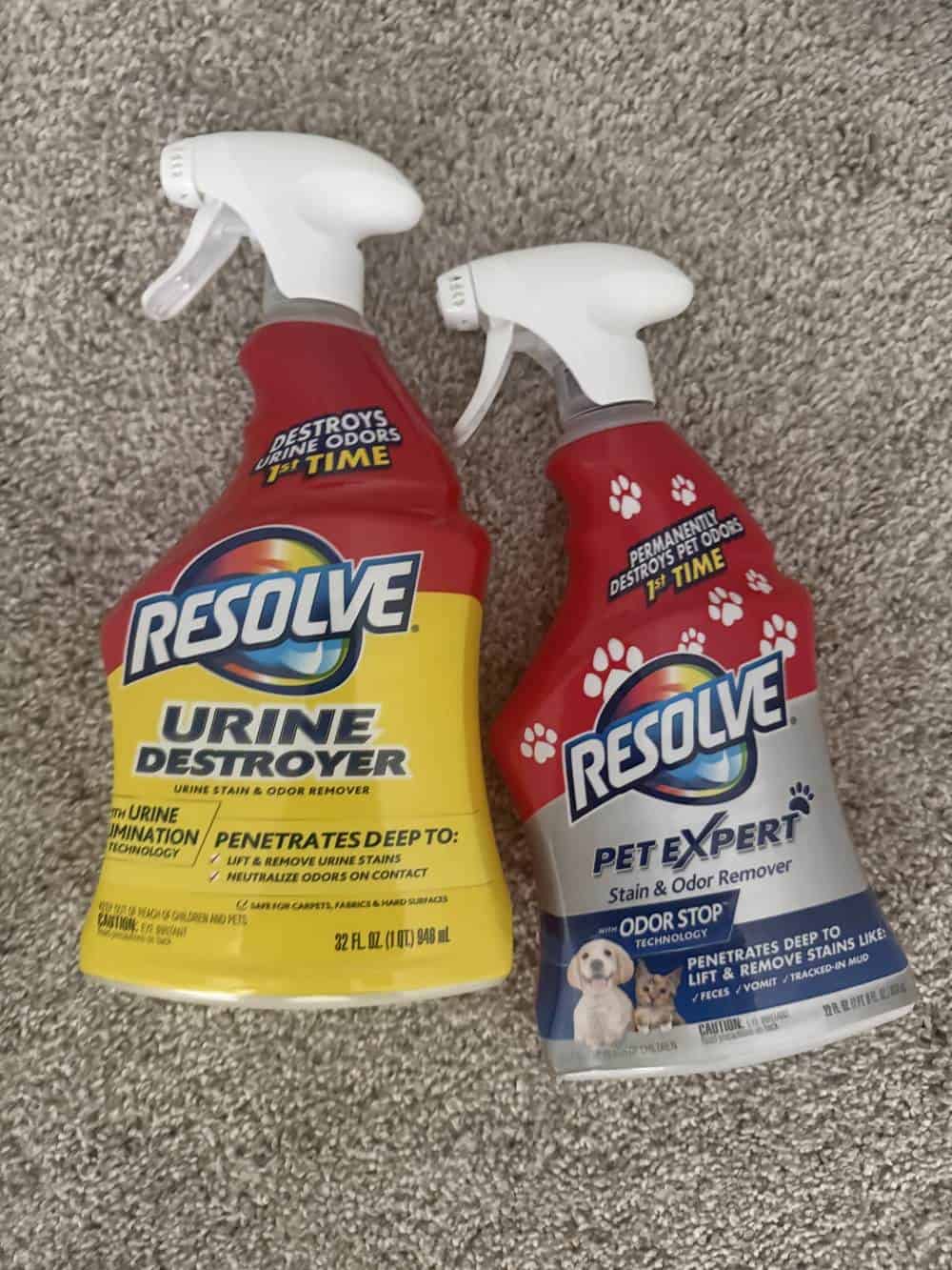 Resolve Urine Destroyer vs Pet Expert: Which Pet Stain Remover to Buy