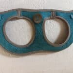 a mesh back clip harness for dog walking