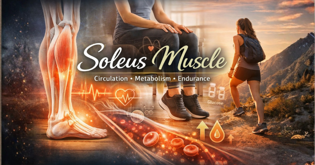 Soleus Muscle: The Overlooked Muscle that supports circulation,and energy Soleus Muscle: The Overlooked Muscle That Supports Circulation, Energy & Whole-Body Wellness