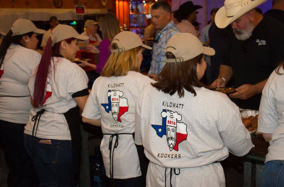 Houston Electric League cooking event