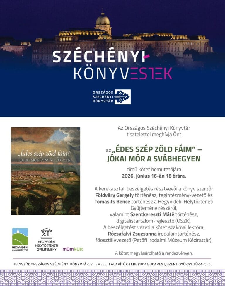 Könyvbemutató – Jókai Mór a Svábhegyen