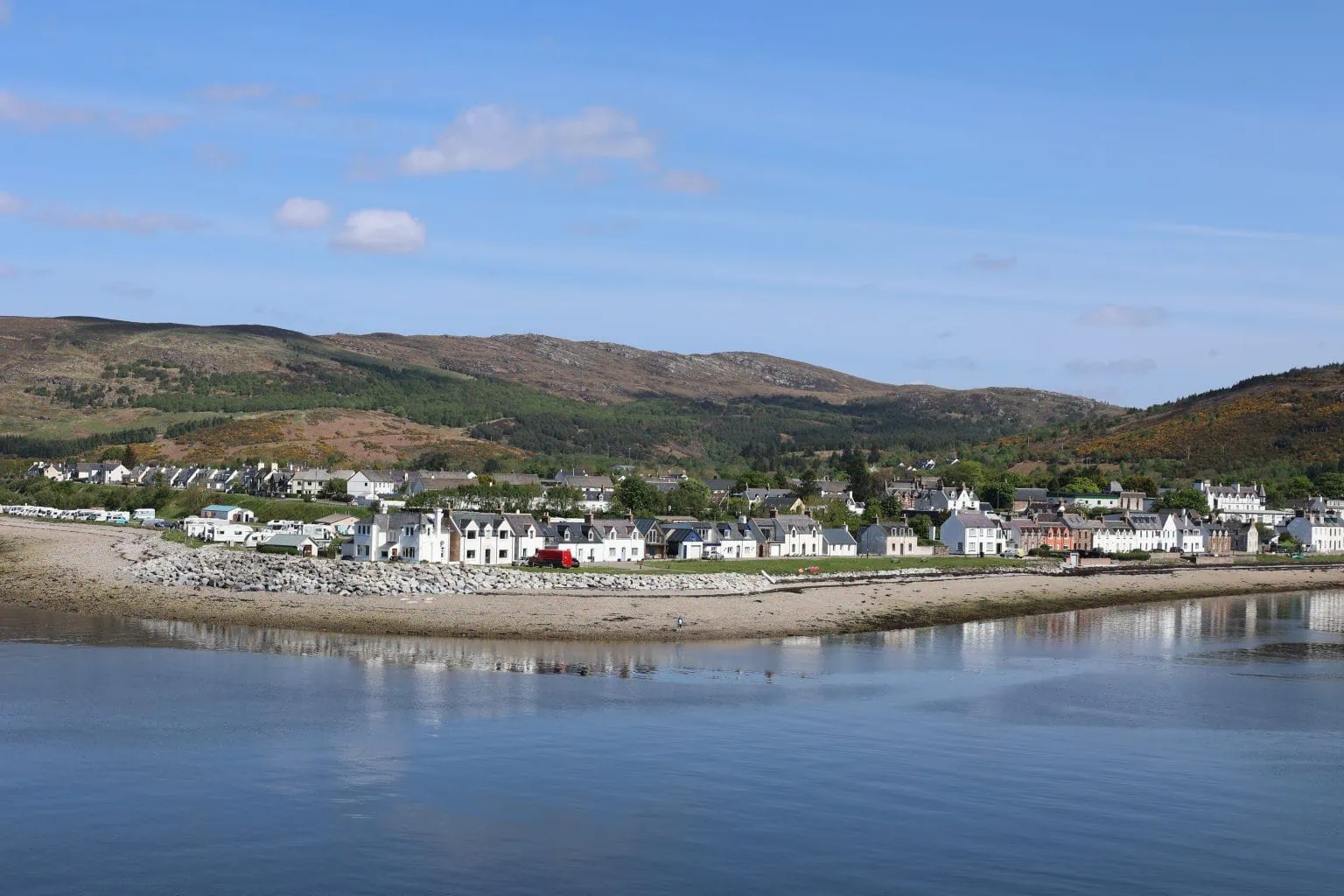 Ullapool from the Stornoway ferry