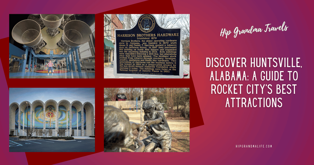 Huntsville Alabama rocket and space museum exhibits, historic buildings, outdoor sculptures, and family-friendly attractions. Explore top points of interest in Rocket City with guide to the best things to do in Huntsville, AL.