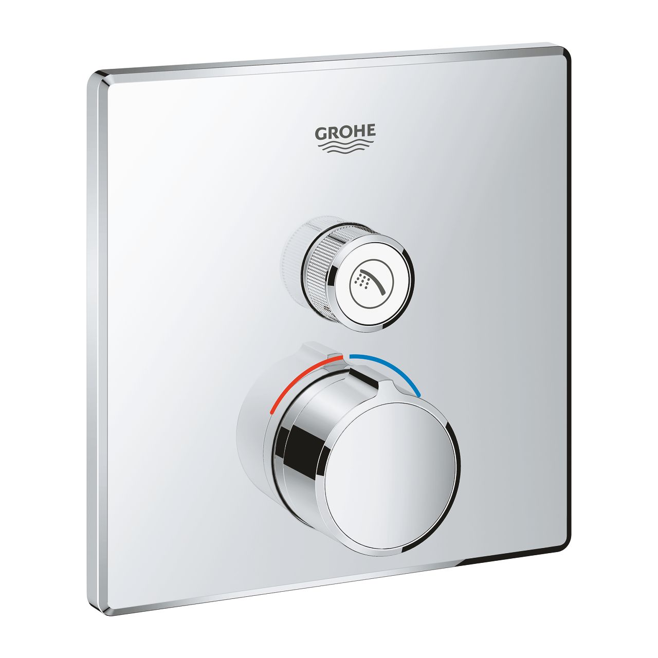 אינטרפוץ 3 דרך תרמוסטטי GROHE SmartControl דגם 29147000 בגימור ניקל מבריק עם בקרה חכמה