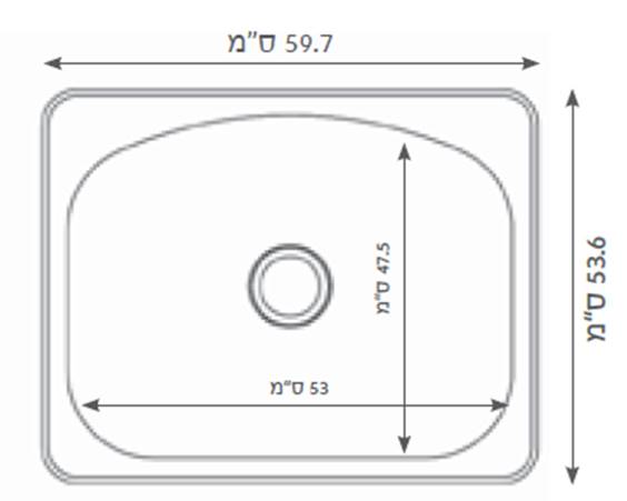 כיור נירוסטה : כיור איכותי כיור דגם חצב | היפוס