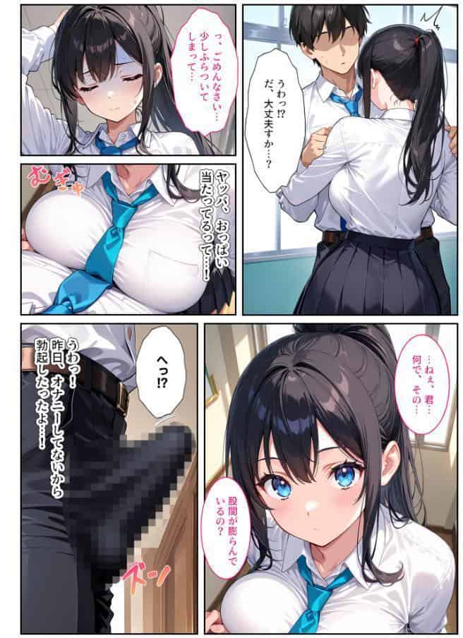 快楽に目覚めた無垢な爆乳風紀委員長とドMなギャル保健医に射●管理されています！ モザイク版
