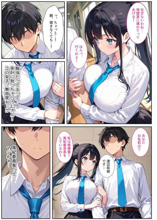 快楽に目覚めた無垢な爆乳風紀委員長とドMなギャル保健医に射●管理されています！ モザイク版
