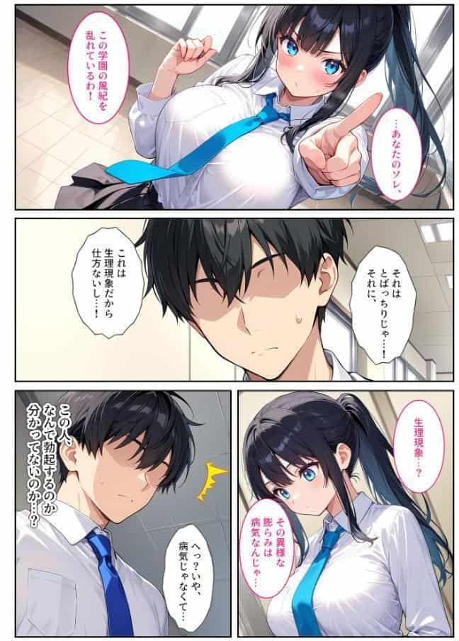 快楽に目覚めた無垢な爆乳風紀委員長とドMなギャル保健医に射●管理されています！ モザイク版