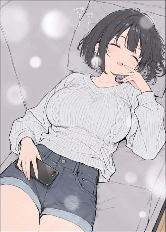 物価高で同棲した巨乳黒髪ボブ義妹と密着甘々中●しSEXした話 モザイク版