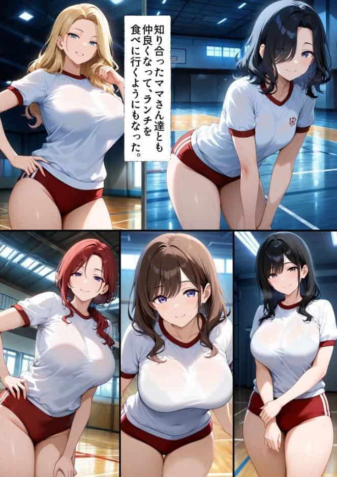 人妻の風景 ママさんバレーでみなみイキますッ!【単話】(1) モザイク版 hitomiエロ漫画raw(同人誌)無料サンプル画像010