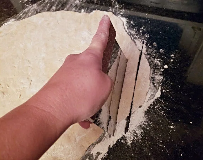 Cut dumplings