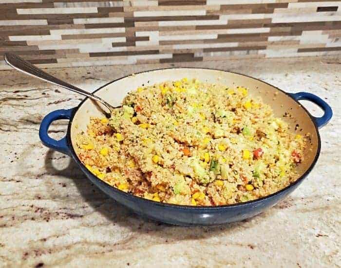 Avocado couscous salad bowl