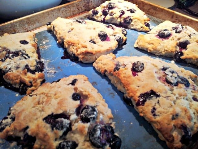 Scones are done when they are a beautiful golden brown