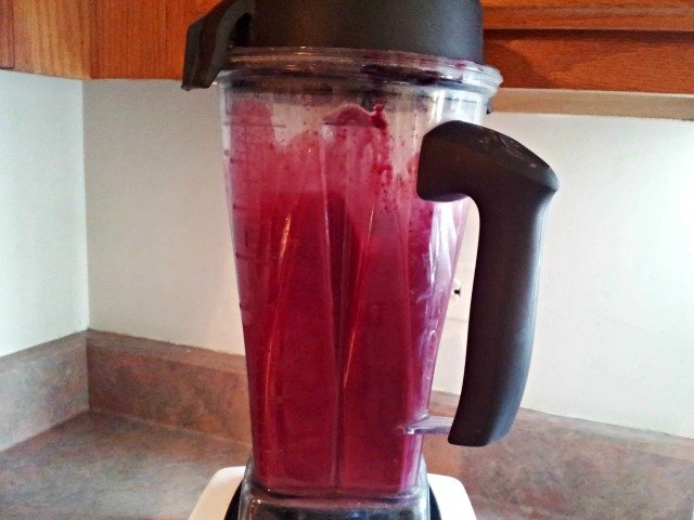 Blend your sorbet to mix it well