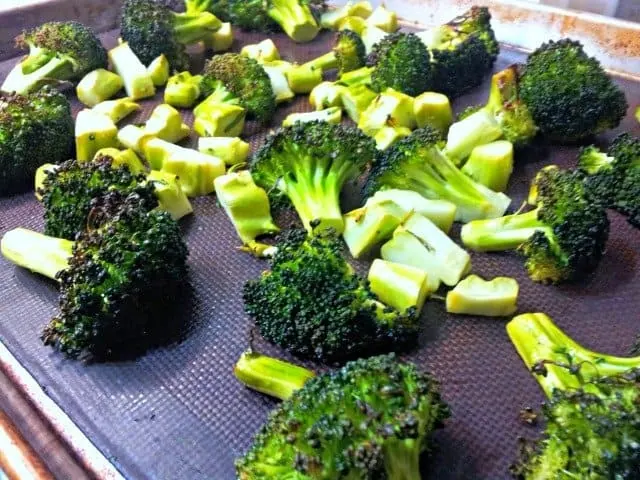 Roasted broccoli keeps us all healthy #shop