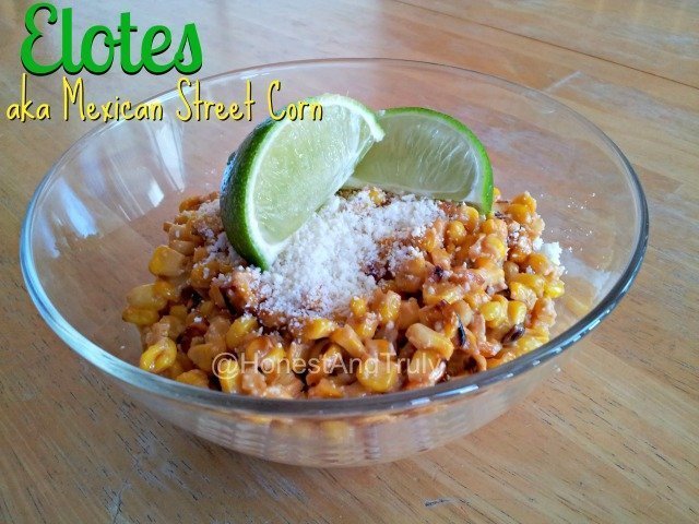 Elotes - aka Mexican street corn - can be made quickly with this recipe, even in the middle of winter when fresh corn on the cob is a distant memory