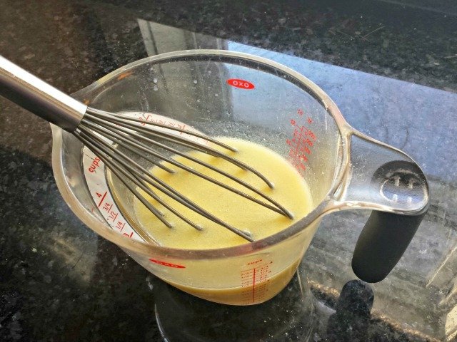 Whisk liquids in your measuring cup