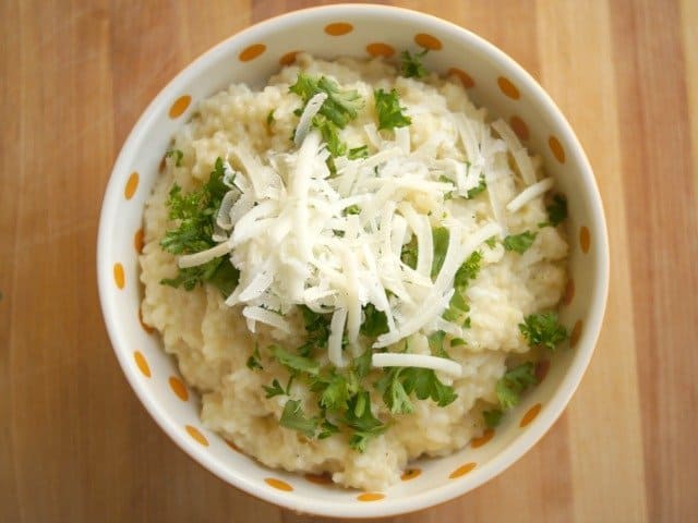 Yummy Bowl of Creamy Parmesan Risotto