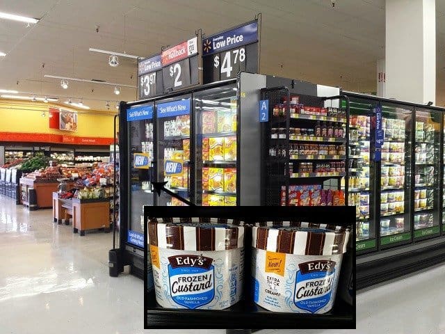 Edy's frozen custard at Walmart