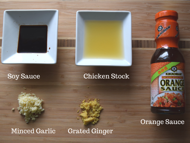 Ingredients for Orange Ginger Cornish Hens