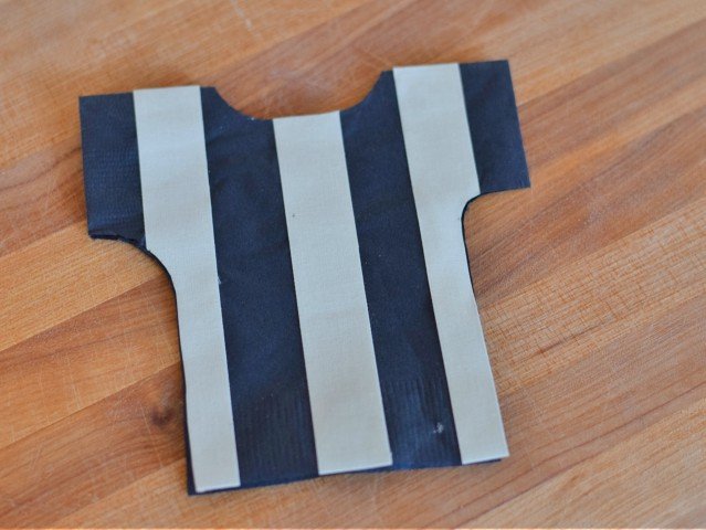 Make as many football jerseys as you need to serve your guests