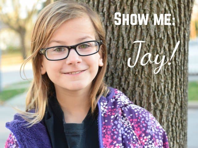 Show me Joy