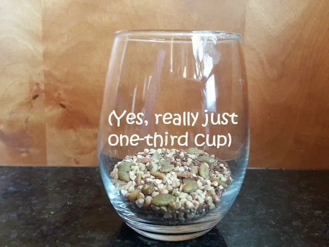 Add cereal to a bowl or cup