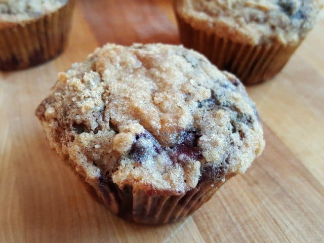 Ready to eat mini blueberry streusel coffee cake