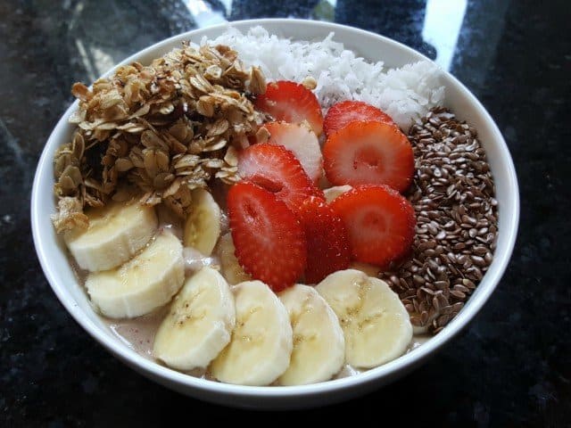 Enjoy your protein power smoothie bowl