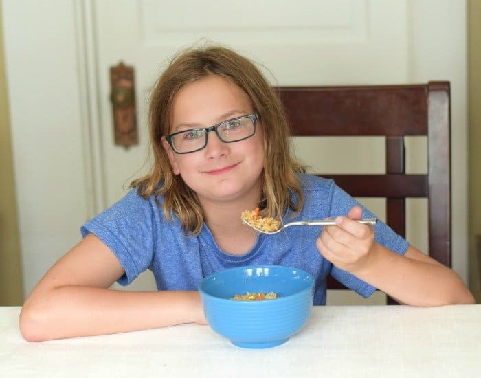 Kids enjoy Ling Ling Fried Rice