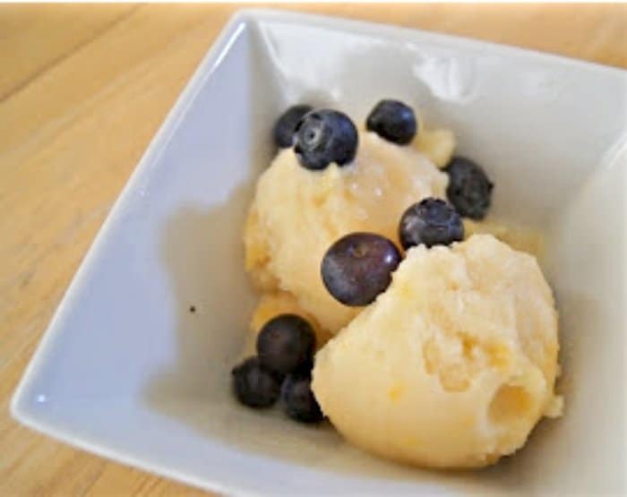 Coconut Milk Ice Cream In a Bowl